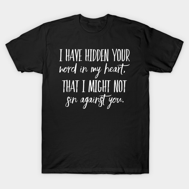 Hidden Your Word T-Shirt by StillInBeta